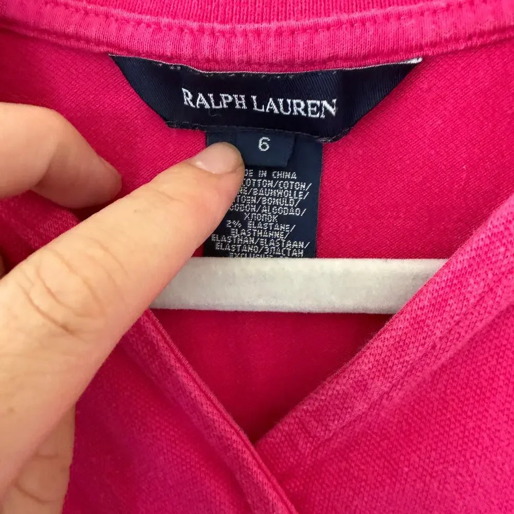 Girls Pink Ralph Lauren dress